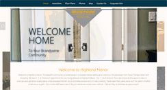 Desktop Screenshot of highlandmanorpa.com