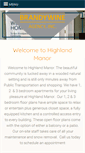 Mobile Screenshot of highlandmanorpa.com